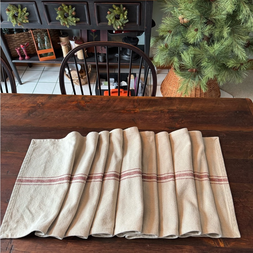 Pottery Barn  Rusric Stripe Table Runner - Picture 9 of 9